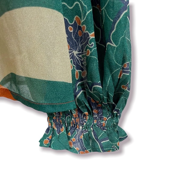 ♦️SOLD♦️Anthropologie Bl-nk Miranda Peasant Blouse, Medium NWT - Picture 6 of 14